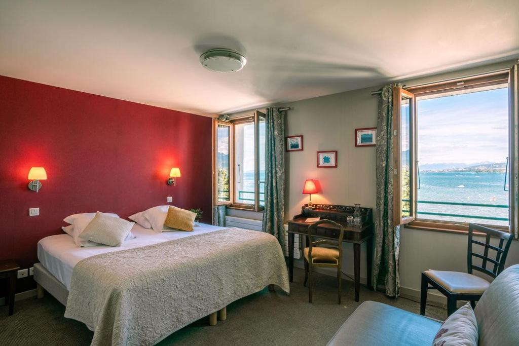 Hotel De La Plage Excenevex Ngoại thất bức ảnh